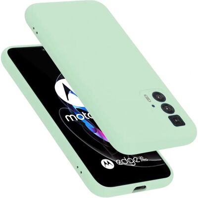 Cadorabo Motorola EDGE 20 PRO / EDGE S PRO Liquid Grün TPU Hülle Cadorabo Motorola EDGE 20 PRO / EDGE S PRO Liquid Grün TPU Hülle