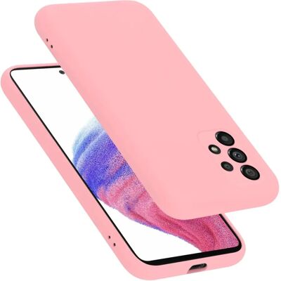 Samsung Galaxy A53 5G nestemäinen pinkki TPU-suoja Samsung Galaxy A53 5G nestemäinen pinkki TPU-suoja