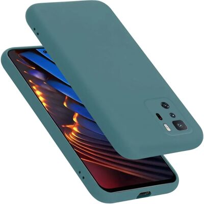 Coque en Silicone Liquide Vert Xiaomi POCO X3 GT - Etui Protecteur - Publicité Coque en Silicone Liquide Vert Xiaomi POCO X3 GT - Etui Protecteur - Publicité