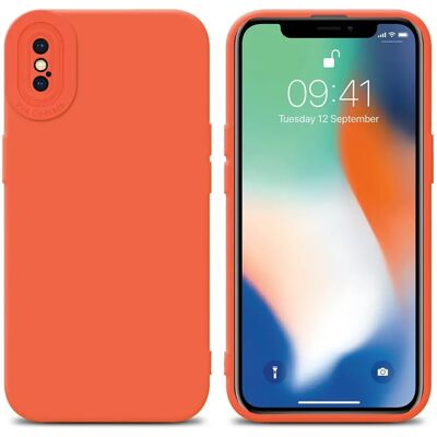 Étui TPU Fluide Orange pour iPhone X / XS - Publicité Étui TPU Fluide Orange pour iPhone X / XS - Publicité