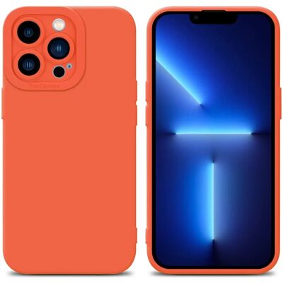 Coque Fluid Orange pour iPhone 12 Pro Max - Publicité Coque Fluid Orange pour iPhone 12 Pro Max - Publicité