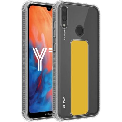 Cadorabo Gelber TPU Schutzcover für Huawei Y7 2019 / Y7 PRIME 2019 mit Ständer Cadorabo Gelber TPU Schutzcover für Huawei Y7 2019 / Y7 PRIME 2019 mit Ständer