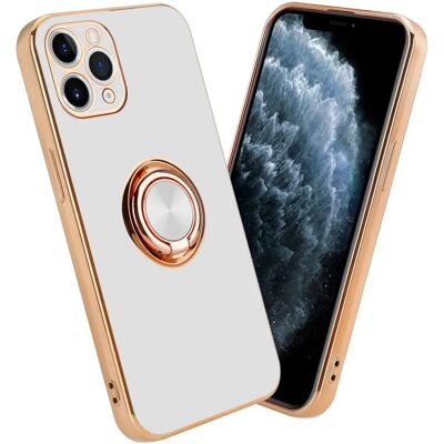 Valkoinen iPhone 11 Pro Max suojakotelo kamerasuojalla Valkoinen iPhone 11 Pro Max suojakotelo kamerasuojalla