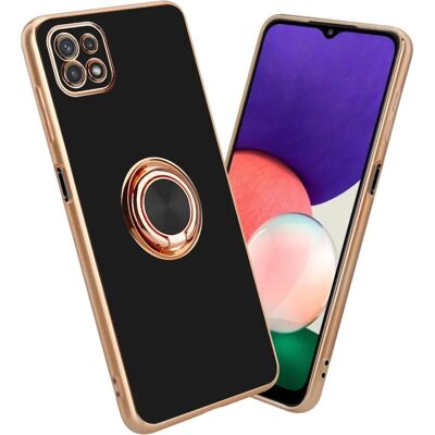 Samsung Galaxy A22 5G Hülle TPU Schutz Cover - Schwarz Samsung Galaxy A22 5G Hülle TPU Schutz Cover - Schwarz
