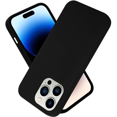 Apple iPhone 14 PRO Liquid Black TPU Hülle Apple iPhone 14 PRO Liquid Black TPU Hülle