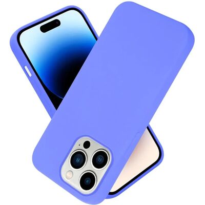 Apple iPhone 14 PRO MAX Liquid Lila TPU Hülle - Schutzcover Apple iPhone 14 PRO MAX Liquid Lila TPU Hülle - Schutzcover