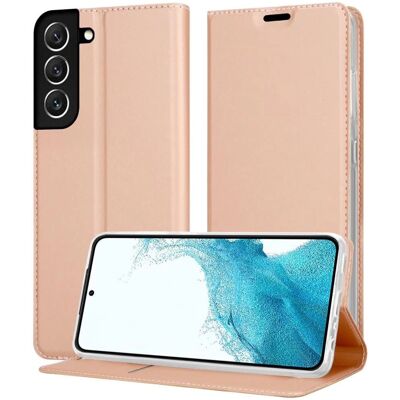 Samsung Galaxy S22 Kotelo - Matta Roosa Kulta - Suojakotelo Samsung Galaxy S22 Kotelo - Matta Roosa Kulta - Suojakotelo