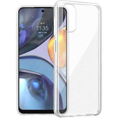 Cadorabo Motorola MOTO G22 Transparent TPU Silicone Case - Phone Cover Cadorabo Motorola MOTO G22 Transparent TPU Silicone Case - Phone Cover