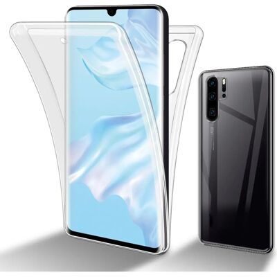 Läpinäkyvä TPU-suoja Huawei P30 Pro - 360° Suojaus Läpinäkyvä TPU-suoja Huawei P30 Pro - 360° Suojaus