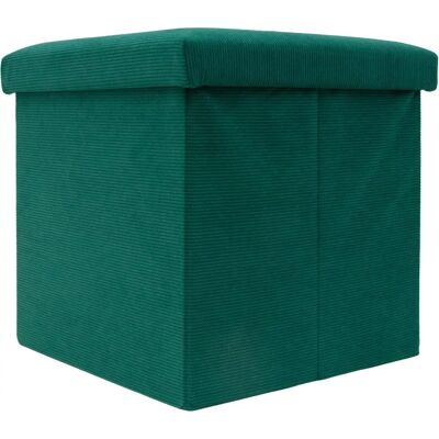 Intirilife - Sitzwürfel - Cord-Look - 38x38x38 cm - Ottoman Intirilife - Sitzwürfel - Cord-Look - 38x38x38 cm - Ottoman