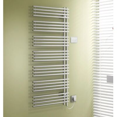 Kermi Diveo-E Badheizkörper - Weiß - Stahl - 600x1320mm - Elektrisch Kermi Diveo-E Badheizkörper - Weiß - Stahl - 600x1320mm - Elektrisch