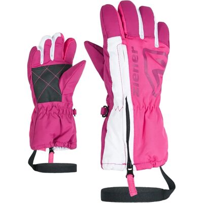 Gants de sport pour enfants ZIENER LEO Minis - Rose - Taille 2-4,5 Gants de sport pour enfants ZIENER LEO Minis - Rose - Taille 2-4,5
