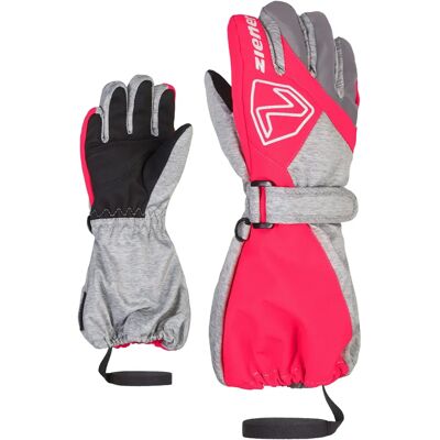 Gants de Ski ZIENER LAURO AS Junior - Gris, Taille 4.5 Gants de Ski ZIENER LAURO AS Junior - Gris, Taille 4.5