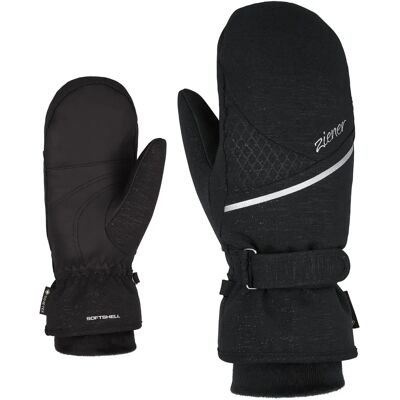 Ziener Kiani GTX +gore Plus Mitaines Chaudes pour Femmes (801184) - noir Ziener Kiani GTX +gore Plus Mitaines Chaudes pour Femmes (801184) - noir