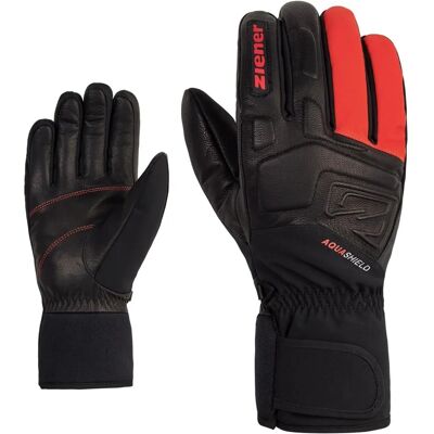 Gants ZIENER Glyxus As - Orange, Noir - 7 Gants ZIENER Glyxus As - Orange, Noir - 7