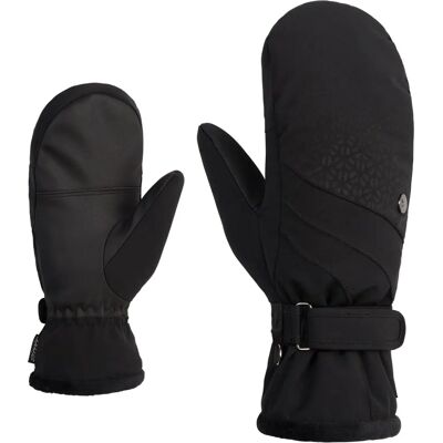 Gants de Ski ZIENER KASANDRA MITTEN Femme - Taille 8 - Noir Gants de Ski ZIENER KASANDRA MITTEN Femme - Taille 8 - Noir