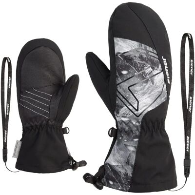 Gants de ski imperméables pour enfants - Gris Noir - 5.5 Gants de ski imperméables pour enfants - Gris Noir - 5.5