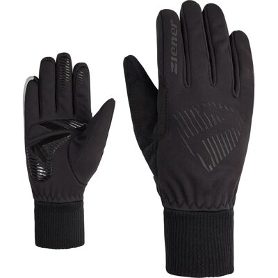 Ziener Kinder Winddichte Softshell-Handschuhe - Schwarz - M Ziener Kinder Winddichte Softshell-Handschuhe - Schwarz - M