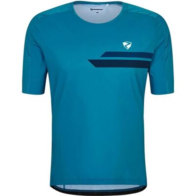 Maillot ZIENER Bleu - Jersey - Publicité Maillot ZIENER Bleu - Jersey - Publicité