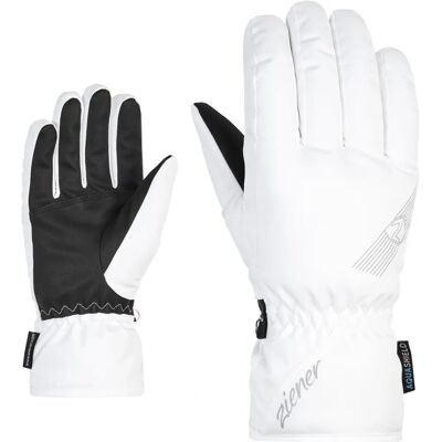 ZIENER KORENA AS White Ski Gloves - Ski Gloves ZIENER KORENA AS White Ski Gloves - Ski Gloves