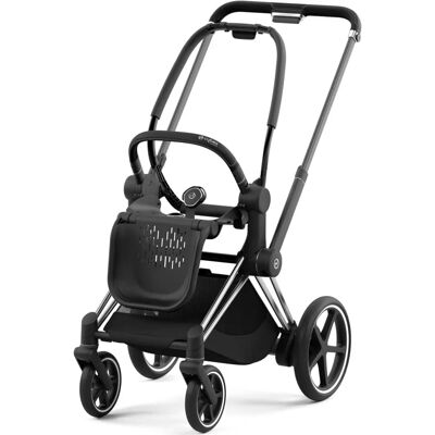 Poussette bébé Cybex e-Priam - Manhattan Grey/Chrome Black Poussette bébé Cybex e-Priam - Manhattan Grey/Chrome Black