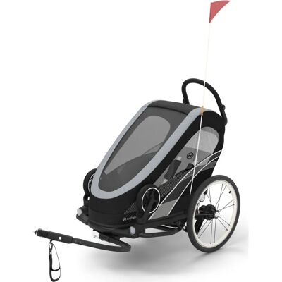 Cybex Zeno Bike - All Black - Przyczepa rowerowa i wózek dziecięcy Cybex Zeno Bike - All Black - Przyczepa rowerowa i wózek dziecięcy