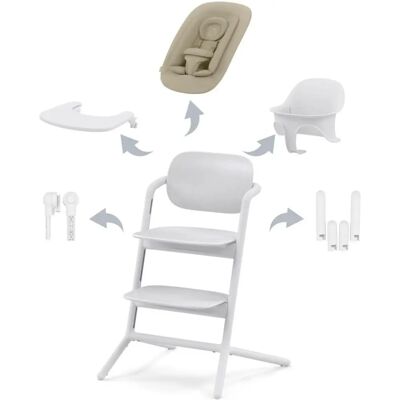 Cybex Lemo 4-in-1 Set - Zeitloser Hochstuhl für alle Altersgruppen Cybex Lemo 4-in-1 Set - Zeitloser Hochstuhl für alle Altersgruppen