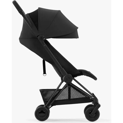 Cybex Coya Compact Stroller - Matt Black Frame, Sepia Black - Pushchair Cybex Coya Compact Stroller - Matt Black Frame, Sepia Black - Pushchair