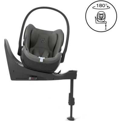 Cybex Cloud T i-Size Rotating Baby Car Seat - Mirage Grey Cybex Cloud T i-Size Rotating Baby Car Seat - Mirage Grey