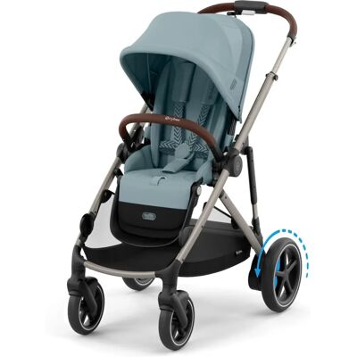 Cybex Gold e-Gazelle Stormy Blue Kinderwagen - Zwillings- und Mehrlingswagen Cybex Gold e-Gazelle Stormy Blue Kinderwagen - Zwillings- und Mehrlingswagen