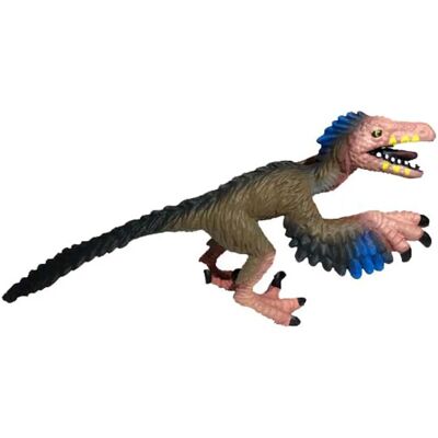 Figurine Velociraptor de Bullyland - 61312 - Publicité Figurine Velociraptor de Bullyland - 61312 - Publicité