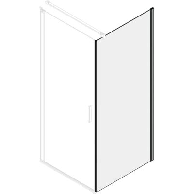 Koralle SL450 Trennwand - W 90, 200 cm, GlasPlus Koralle SL450 Trennwand - W 90, 200 cm, GlasPlus
