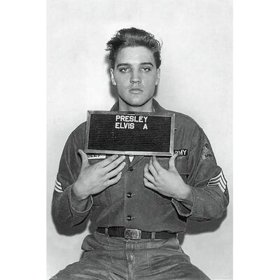 Pyramid Elvis Presley Affiche Mugshot 91,5x61cm - Sans Cadre Pyramid Elvis Presley Affiche Mugshot 91,5x61cm - Sans Cadre