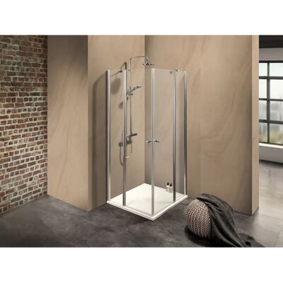 Dusbad - Vital 2 - 95x75 cm - Pendeltür - Duschkabine Dusbad - Vital 2 - 95x75 cm - Pendeltür - Duschkabine