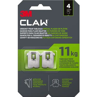 Ganchos para Pared 3M Claw - Hasta 11kg - Gancho para Drywall Ganchos para Pared 3M Claw - Hasta 11kg - Gancho para Drywall