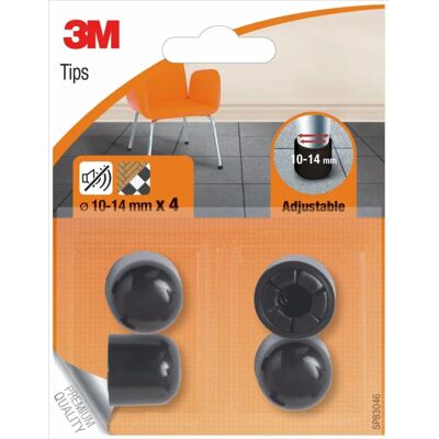 3M - SP83O46 - Ø10-14mm - 4 pcs - Patin meuble - Publicité 3M - SP83O46 - Ø10-14mm - 4 pcs - Patin meuble - Publicité