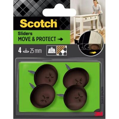 3M - Coussin de protection de sol pour meubles rond - Protège-sol pour meubles - Publicité 3M - Coussin de protection de sol pour meubles rond - Protège-sol pour meubles - Publicité