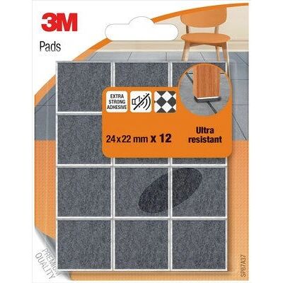Tampon de protection pour sol de meubles 3M SP87A37 - Coussinet en feutre durable - Publicité Tampon de protection pour sol de meubles 3M SP87A37 - Coussinet en feutre durable - Publicité