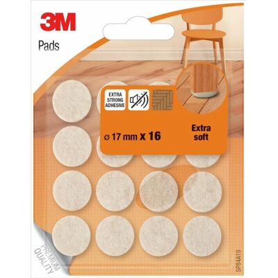 Tampon de protection pour sol mobilier 3M SP84A19 - Rond - Publicité Tampon de protection pour sol mobilier 3M SP84A19 - Rond - Publicité