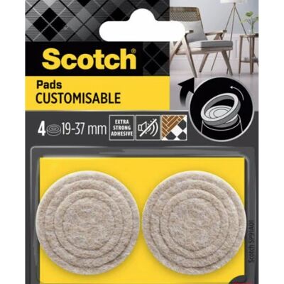3M SP91A01 Patin de Protection pour Sols de Meubles - Fait en Feutre, Adhésif, Beige 3M SP91A01 Patin de Protection pour Sols de Meubles - Fait en Feutre, Adhésif, Beige