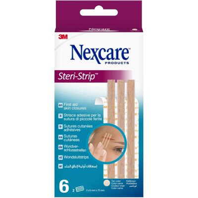 Nexcare Steri-Strip Chiusura Piccoli Tagli - 6x75mm Nexcare Steri-Strip Chiusura Piccoli Tagli - 6x75mm