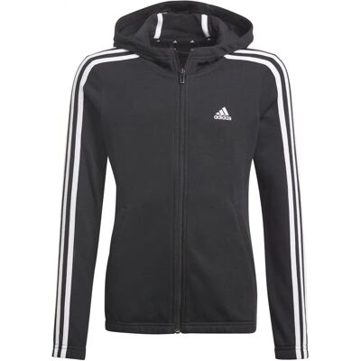 Adidas Girls Essentials 3-Stripes Hoodie - Hoodie Adidas Girls Essentials 3-Stripes Hoodie - Hoodie