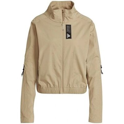 Adidas W TE Tracktop PB GL9523 - Jacka, beige, andningsbar Adidas W TE Tracktop PB GL9523 - Jacka, beige, andningsbar