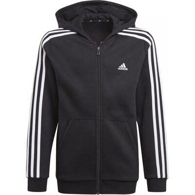 adidas Barn Essentials 3-Stripes Hoodie - Svart - Huvtröja adidas Barn Essentials 3-Stripes Hoodie - Svart - Huvtröja