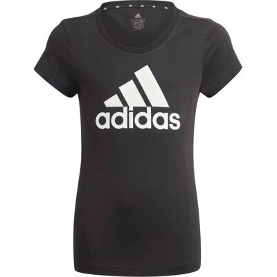 Koszulka Essentials dla Dziewcząt adidas - Czarna Koszulka Essentials dla Dziewcząt adidas - Czarna