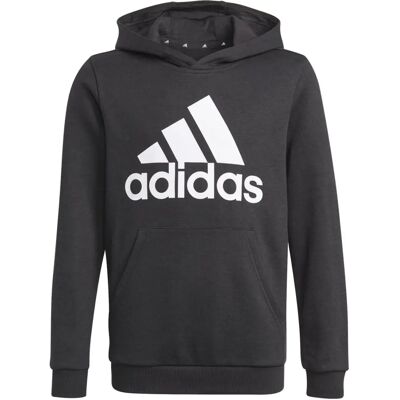 Felpa con Cappuccio Essentials per Bambini adidas Nera - Hoodie Felpa con Cappuccio Essentials per Bambini adidas Nera - Hoodie