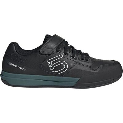 Chaussures de VTT pour femmes Five Ten Hellcat - Noir / Blanc / Émeraude - Chaussures de cyclisme - Publicité Chaussures de VTT pour femmes Five Ten Hellcat - Noir / Blanc / Émeraude - Chaussures de cyclisme - Publicité