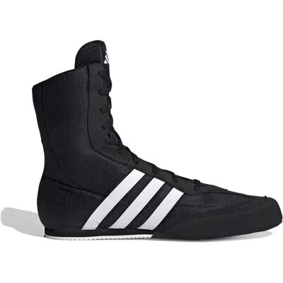 Bottes de boxe Adidas Box Hog 2.0 - Noir/Blanc - Équipement de boxe - Publicité Bottes de boxe Adidas Box Hog 2.0 - Noir/Blanc - Équipement de boxe - Publicité