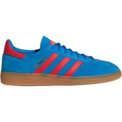 Adidas Originals Mens Trainers Handball Spezial Leather Blue - Size 9.5 - Trainers Adidas Originals Mens Trainers Handball Spezial Leather Blue - Size 9.5 - Trainers