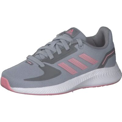 Buty dziecięce Adidas Runfalcon 2.0 Srebrne - Bieganie & Cały Rok Buty dziecięce Adidas Runfalcon 2.0 Srebrne - Bieganie & Cały Rok